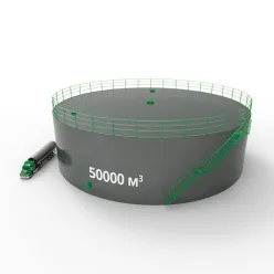 Резервуар (емкость) вертикальный стальной РВС 50000 кубов 